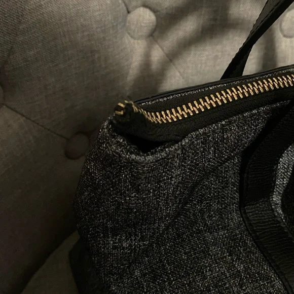 Henri Bendel Mini Jetsetter Black Canvas Multi - Picture 6 of 9